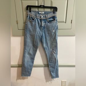 GRLFRND denim with studs around waist from intermix size 24